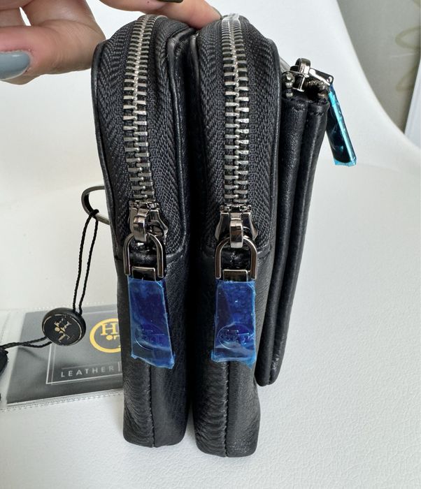 HT Leather барсетка шкіряна Клатч чоловічий натуральна шкіра Кожаная