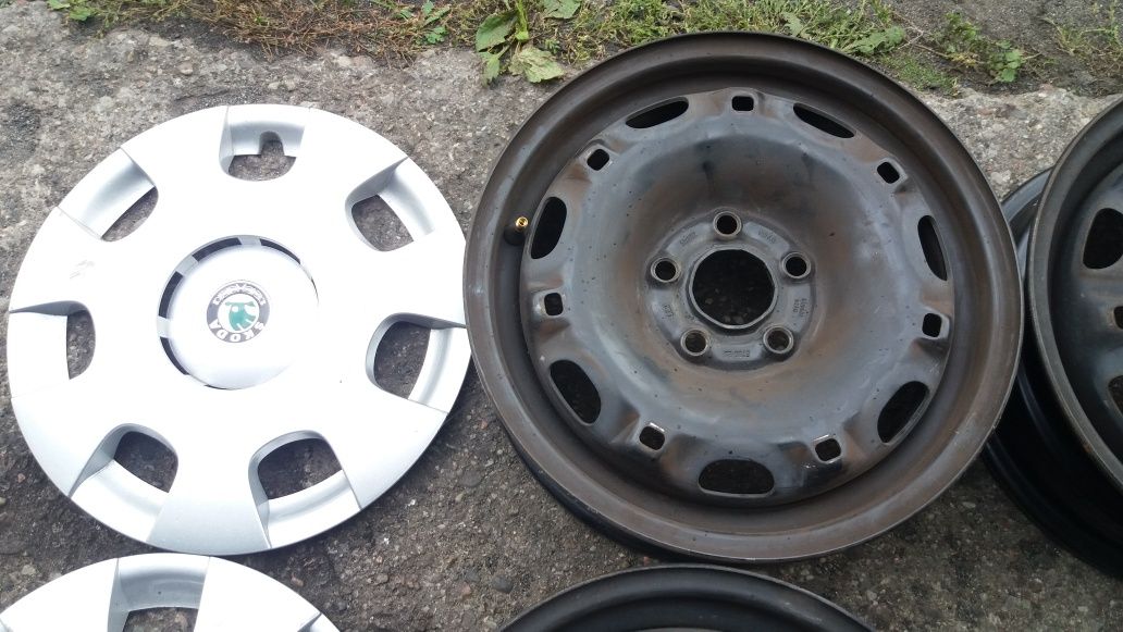 Felgi stalowe Skoda Fabia, VW Polo 5x100 5J14 ET35, 6J14 ET43