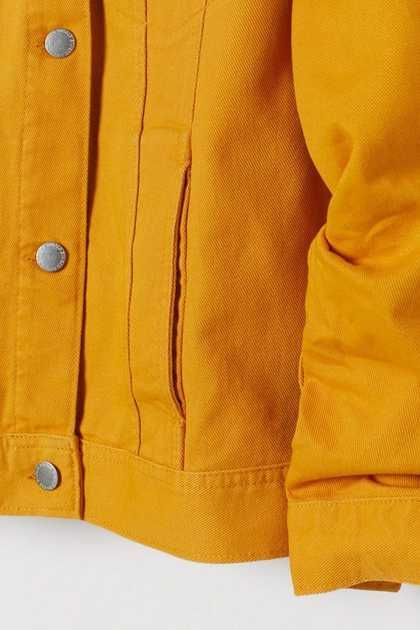 Джинсова куртка h&m жовта