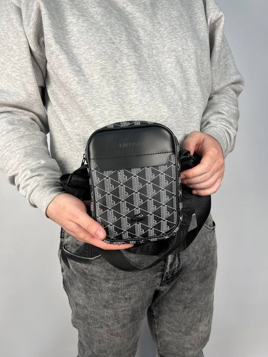 Мужская сумка через плечо Лакоста, барсетка Lacoste