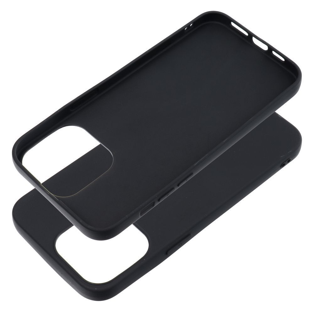 Etui Case Plecki Matt Do Iphone 15 Pro Max Czarny + Szkło 9H