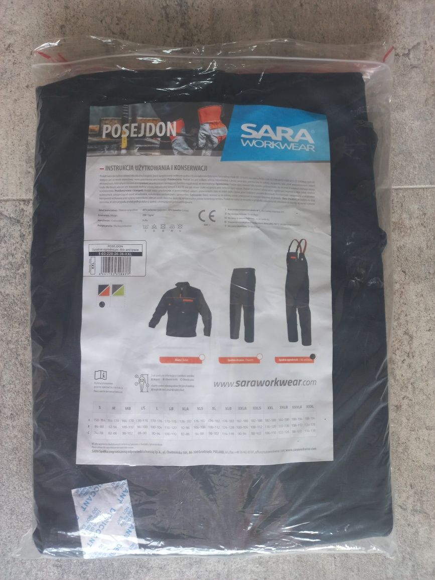 Ubranie robocze SARA workwear POSEJDON XXL
