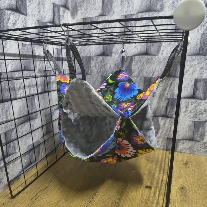 Legowisko hamak podwójny, plaster miodu dla gryzoni.