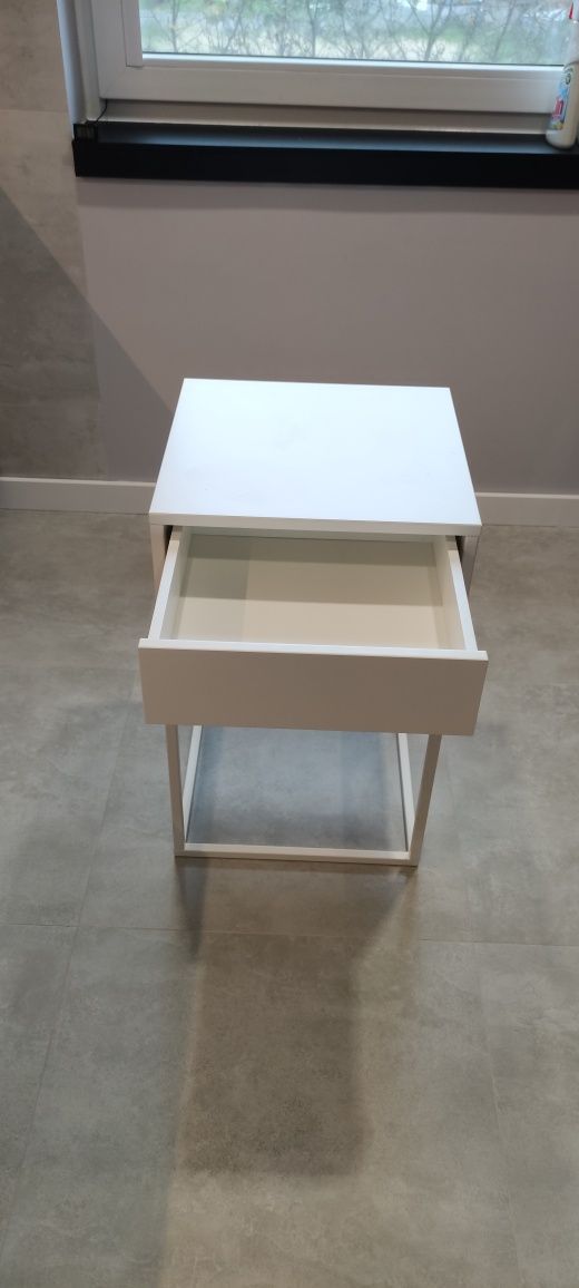 2szt szafka nocna biała IKEA VIKAHAMMER