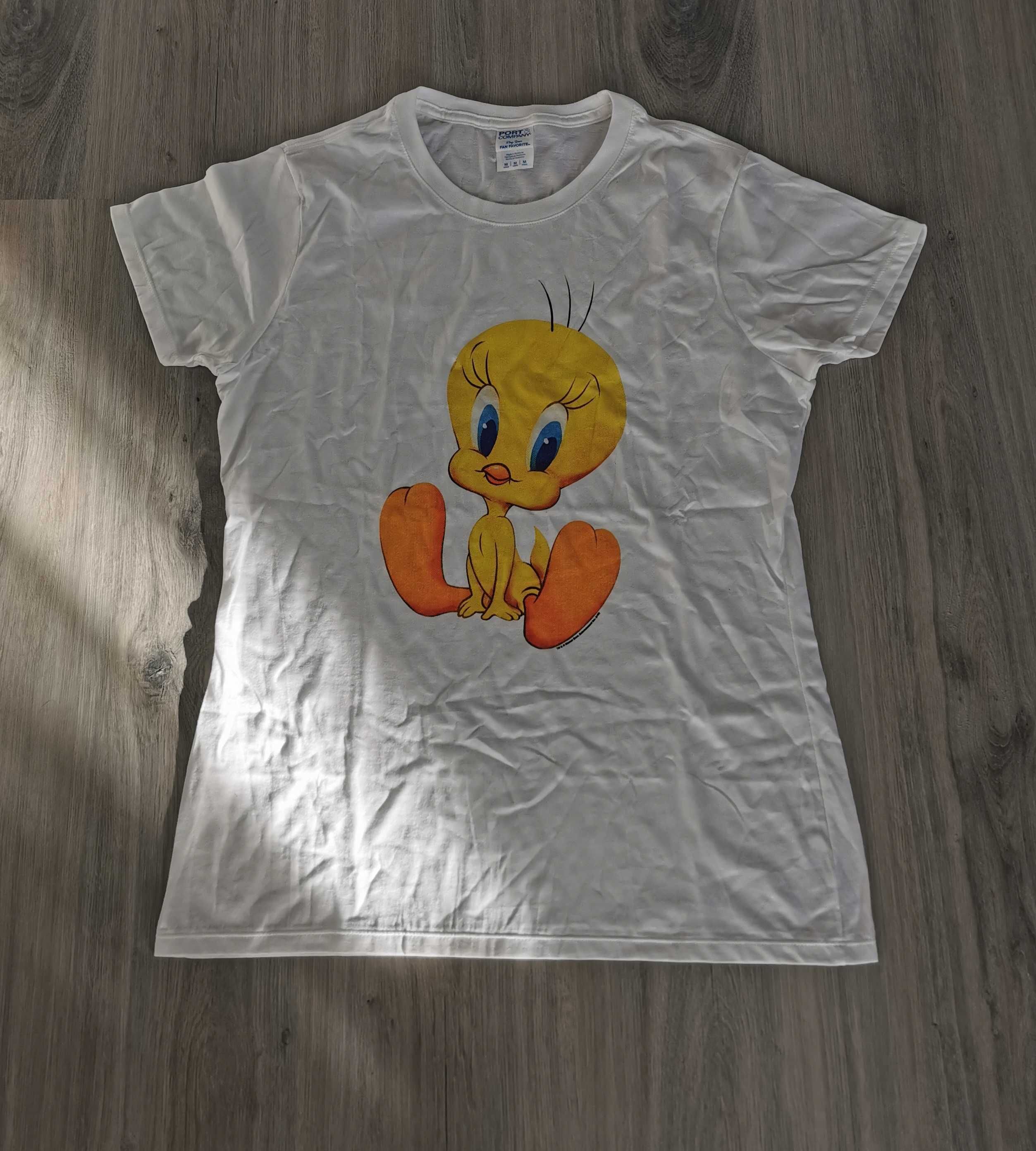 T-shirt koszulka Ptak bird ptaszek papuga big print rozmiar M