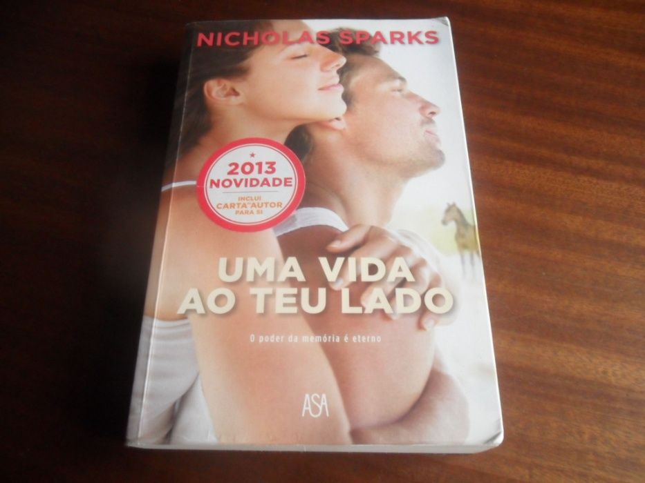 "Uma Vida ao Teu Lado" de Nicholas Sparks
