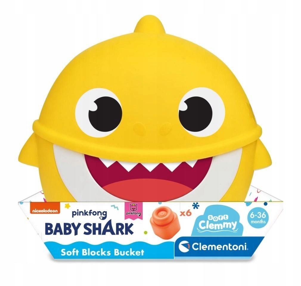 Clemmy Wiaderko Baby Shark, Clementoni