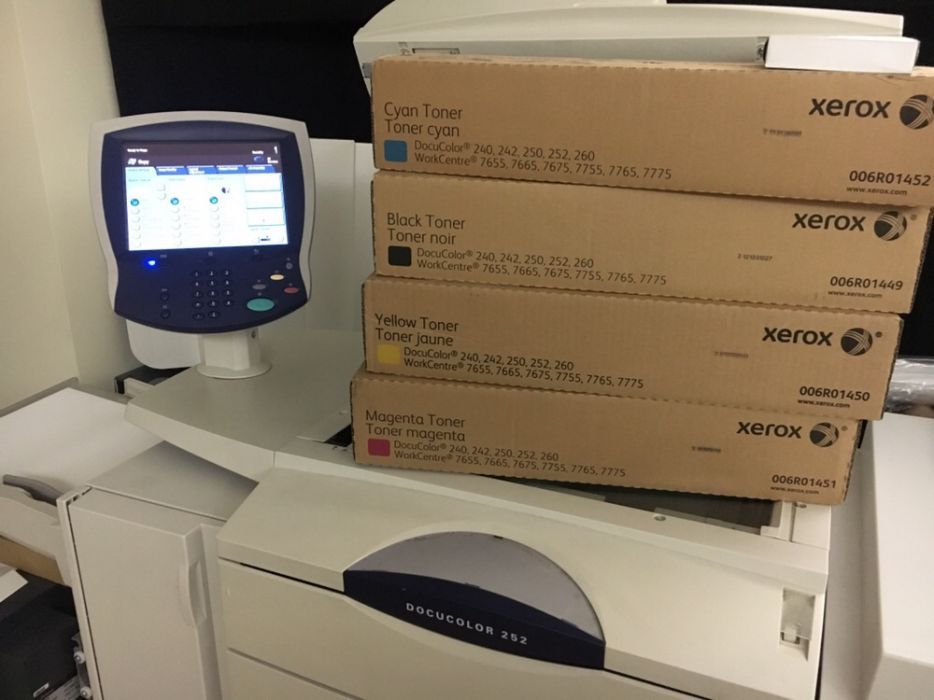Xerox 250/252 550 Toners originais 7765 c60