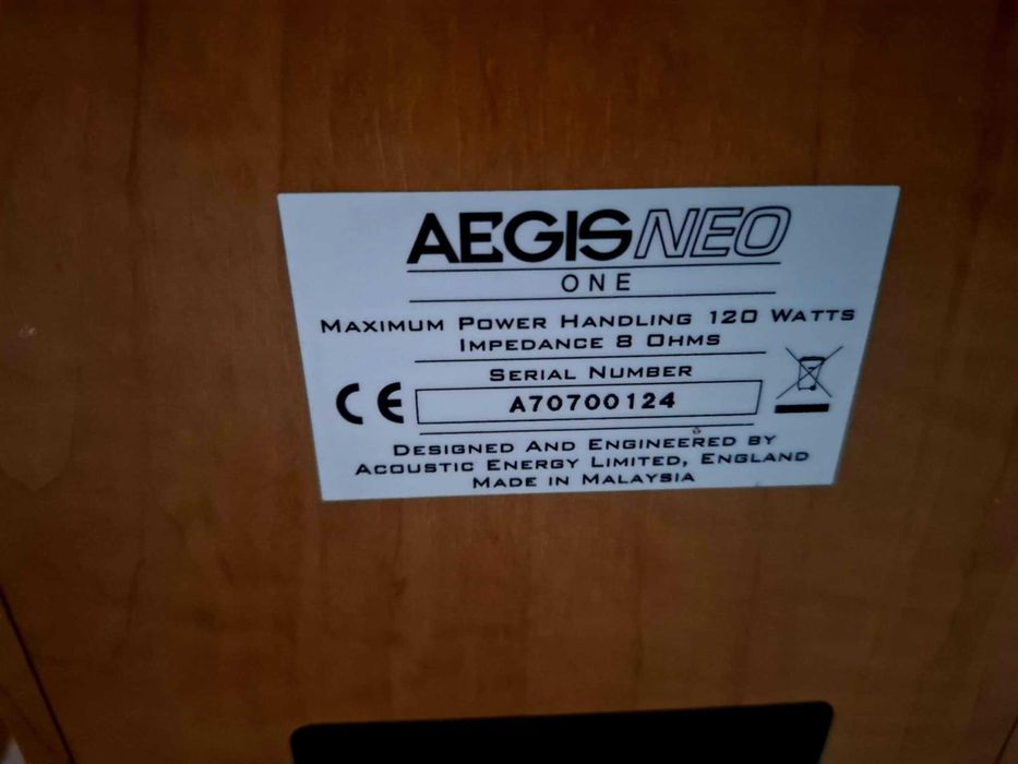 Aegis Neo One głośniki stereo - stan dobry + USZKODZONY