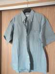 Camisa de homem turquesa e branco