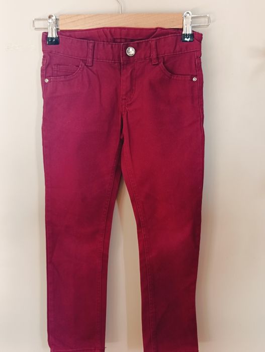 Spodnie dwie pary  roz 116 cm