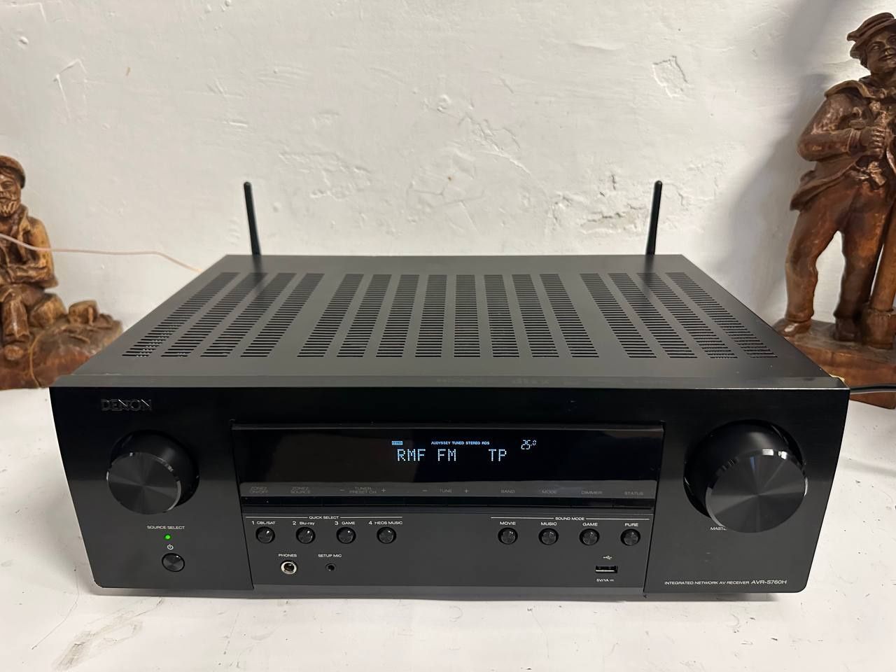 AV 7.2 Denon avr s 760 , 140 Wat, 4/8K Hdmi,USB,WiFi, Bluetooth