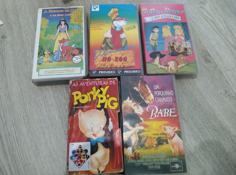Clássicos de Cassetes VHS - Walt Disney e outros
