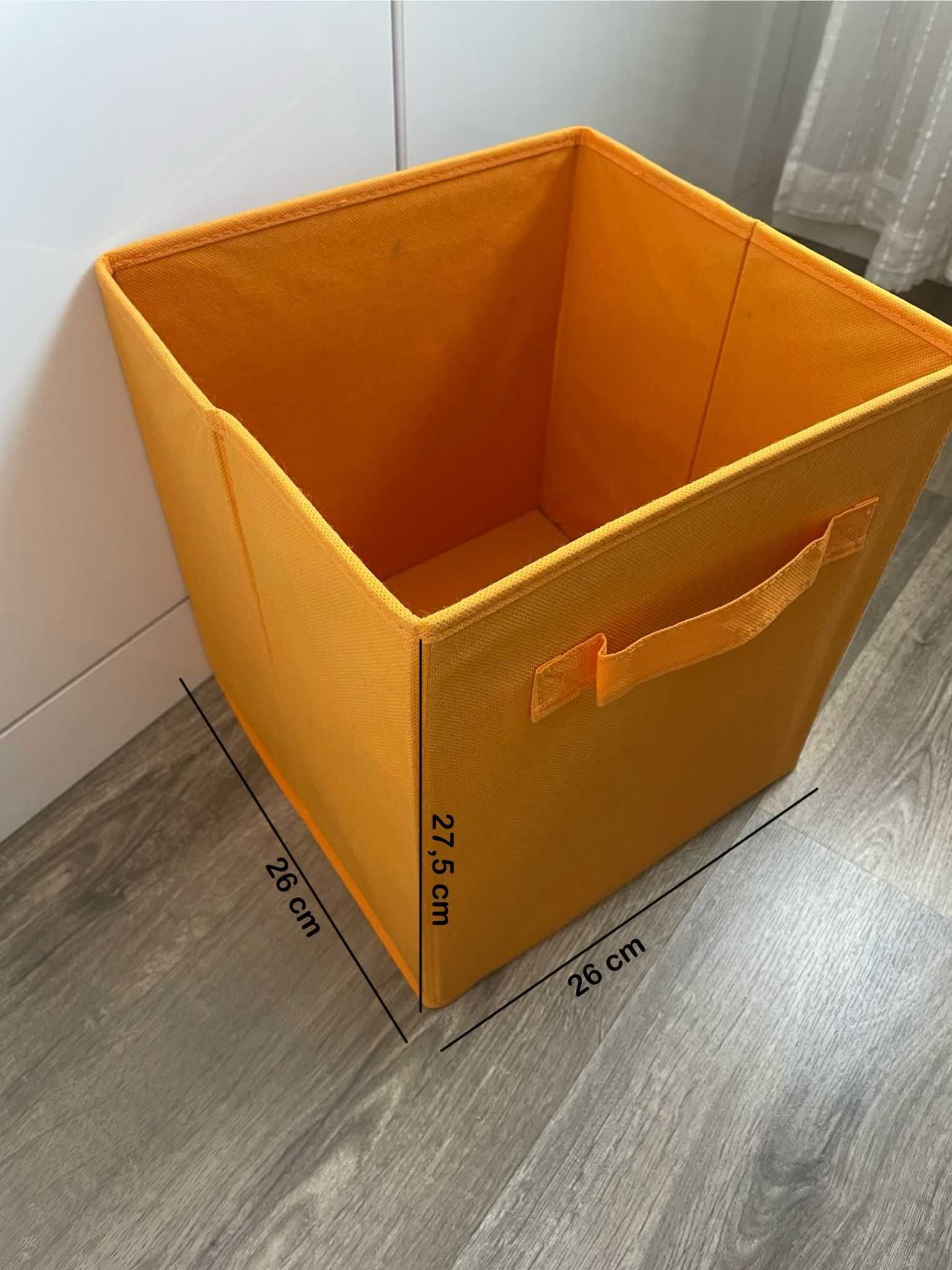 Cubo de arrumação laranja