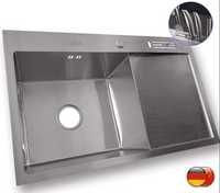 Накладная кухонная мойка с крылом AISI 304 Nett NS-7848(R) (Уценка)