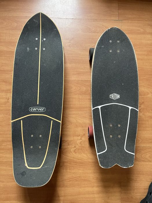 Skate Carver + Triton (Modelo 31”) - Excelente Estado de Conservação