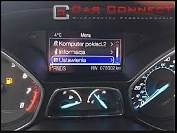 Ford Sync2 język polski menu konwersja z USA Fusion Escape Mondeo Kuga