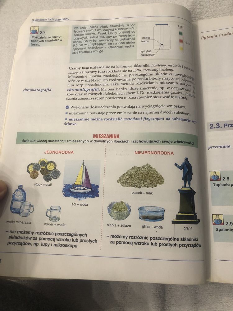 Chemia szkoła podstawowa w gimnazjum podręcznik kwasy zasady alkohole
