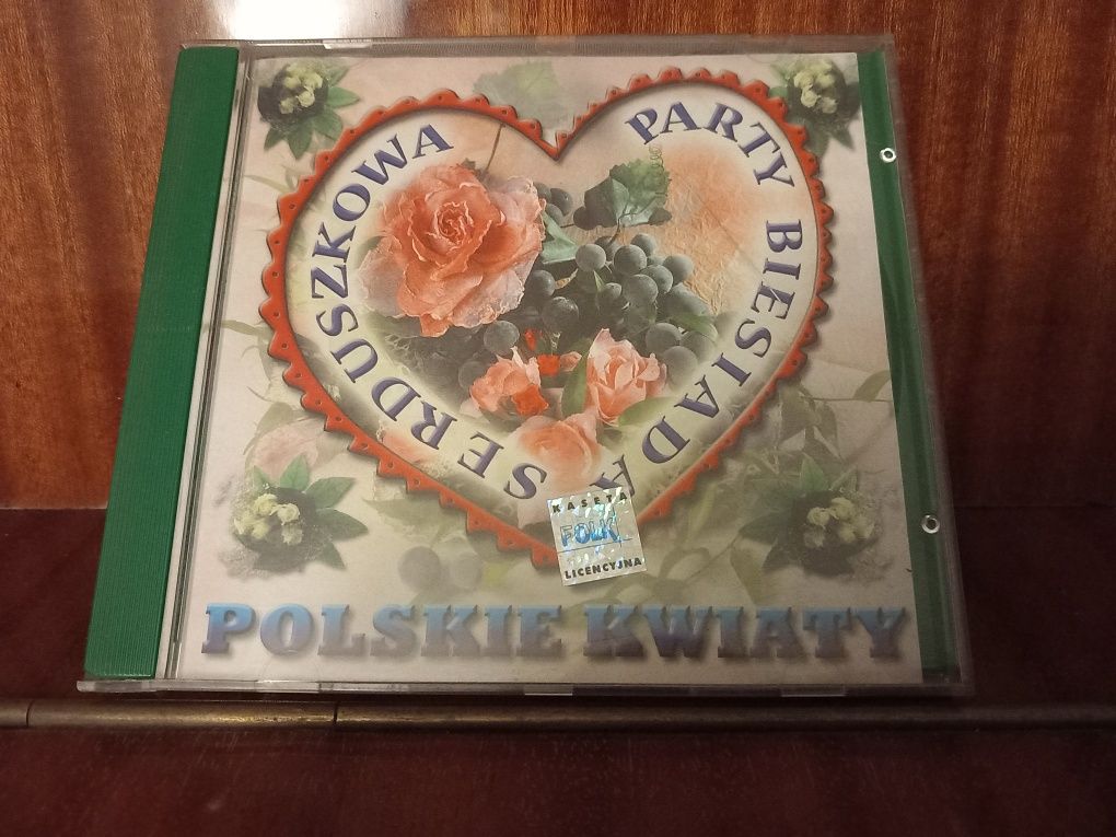 Płyta CD serduszkowa party biesiada POLSKIE KWIATY