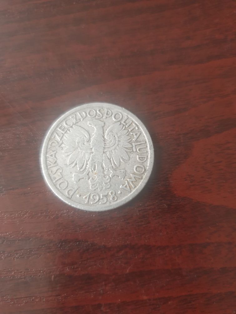 Sprzedam monetę 2z.ł z czasów  PRL z 1958r.