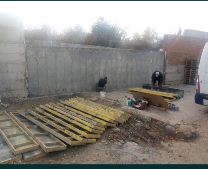 Бетонні роботи Фундамент Власна опалубка