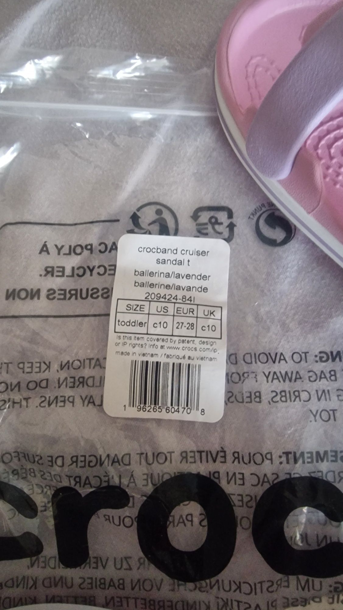 Crocs Ballerina 27/28 - Novos