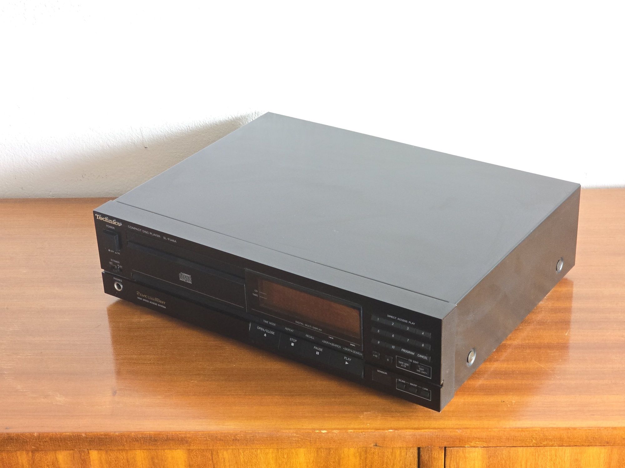Technics SL PJ46A odtwarzacz płyt CD CDR Wąski  midi 36cm
