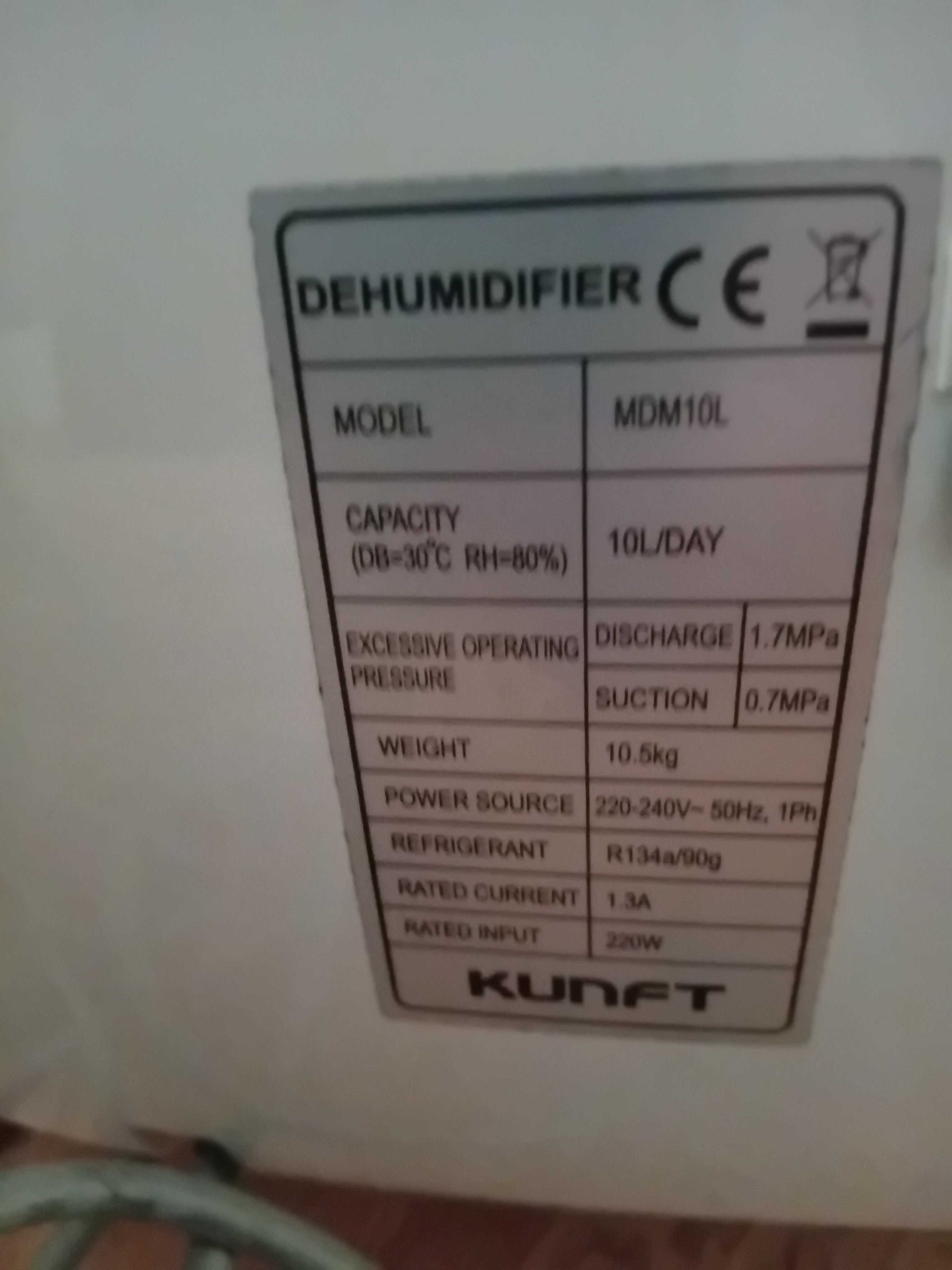Desumidificador kuntf