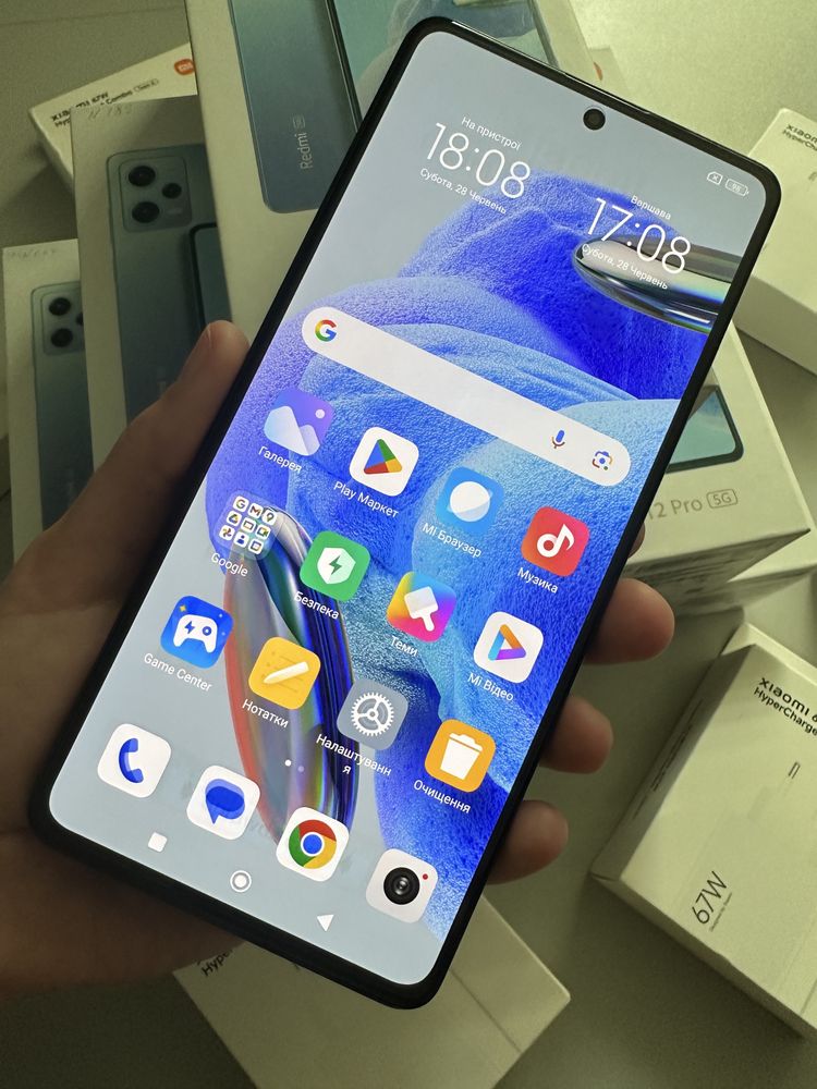 Xiaomi Redmi Note 12 Pro 5G openbox з комплектом зарядки 67w