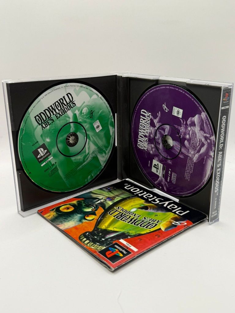 Oddworld Abe's Exodus 3xA Ps1 nr 4092