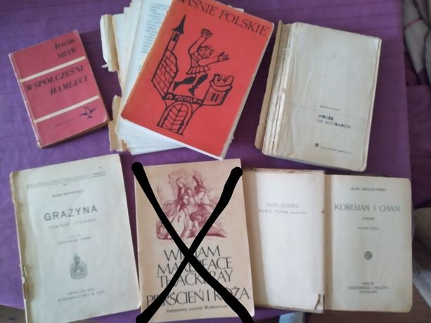 Książki za darmo, niektóre uszkodzone