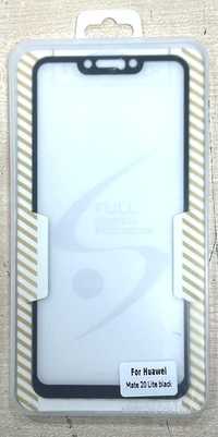 Szkło hartowane 5D Huawei Mate 20 Lite z ramką kolor: czarny