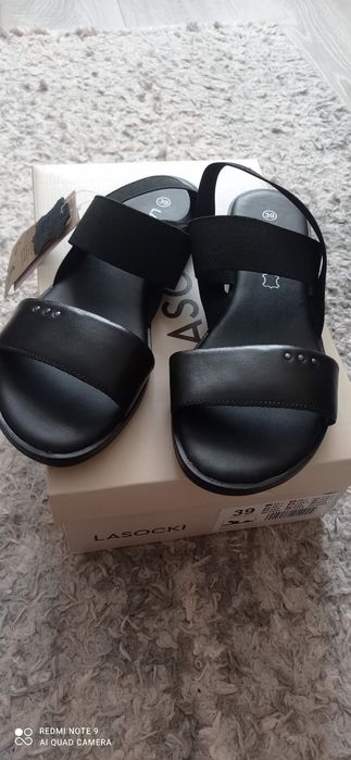Sandały Lasocki że skóry Nowe