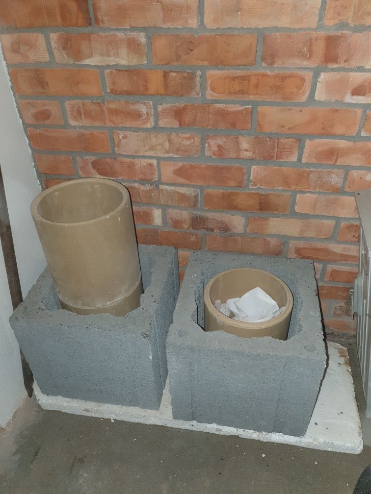 Pustaki kominowe pojedyncze 2 szt.+