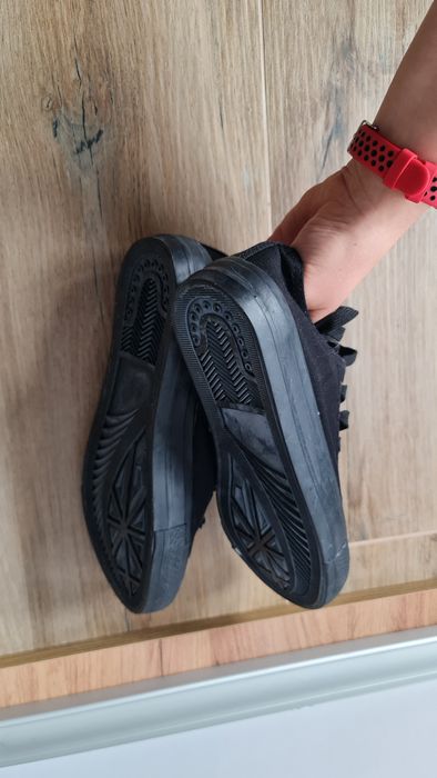 Buty do szkoły - czarne trampki r. 38