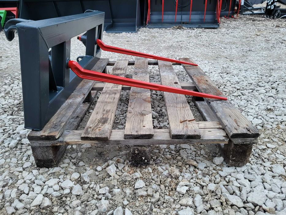 karetka widły do palet kły do bali siana balotów słomy euro-ramka tur