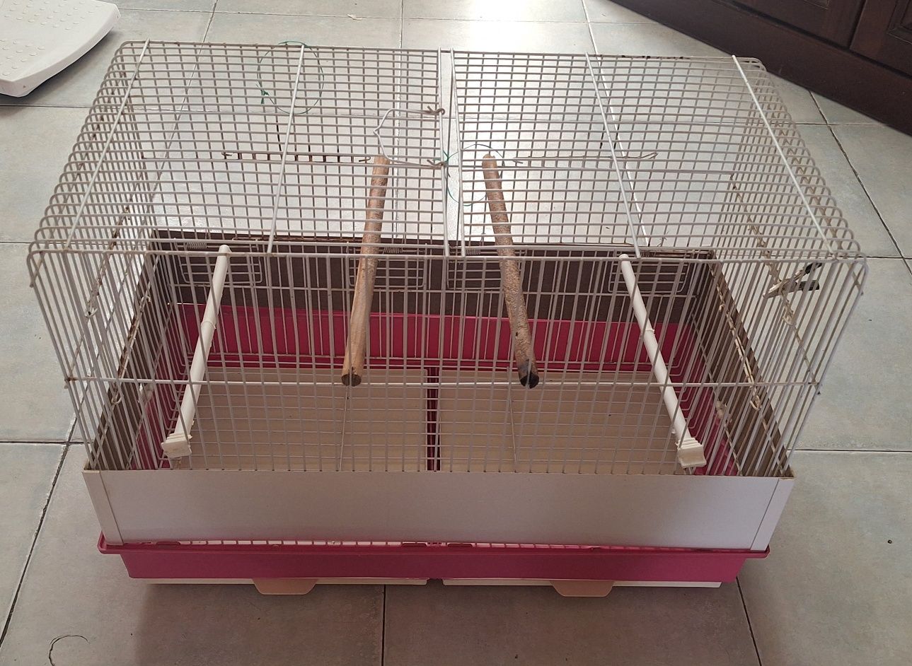Gaiola para pássaros - Rosa
