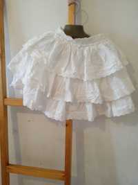 Белая юбка хлопок 42 размер