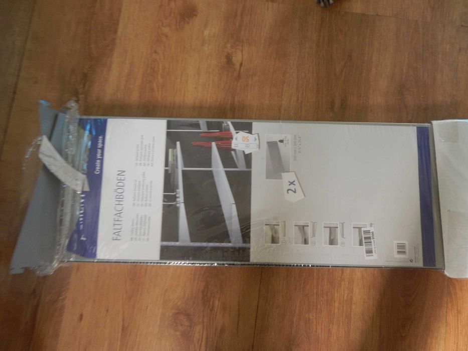 Wyprzedaż:Składana półka 2 szt. półki 80 x 30 cm ,OPIS!