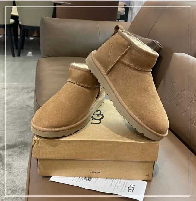 UGG Classic Ultra Mini Cienkie dno Boot Chestnut.38