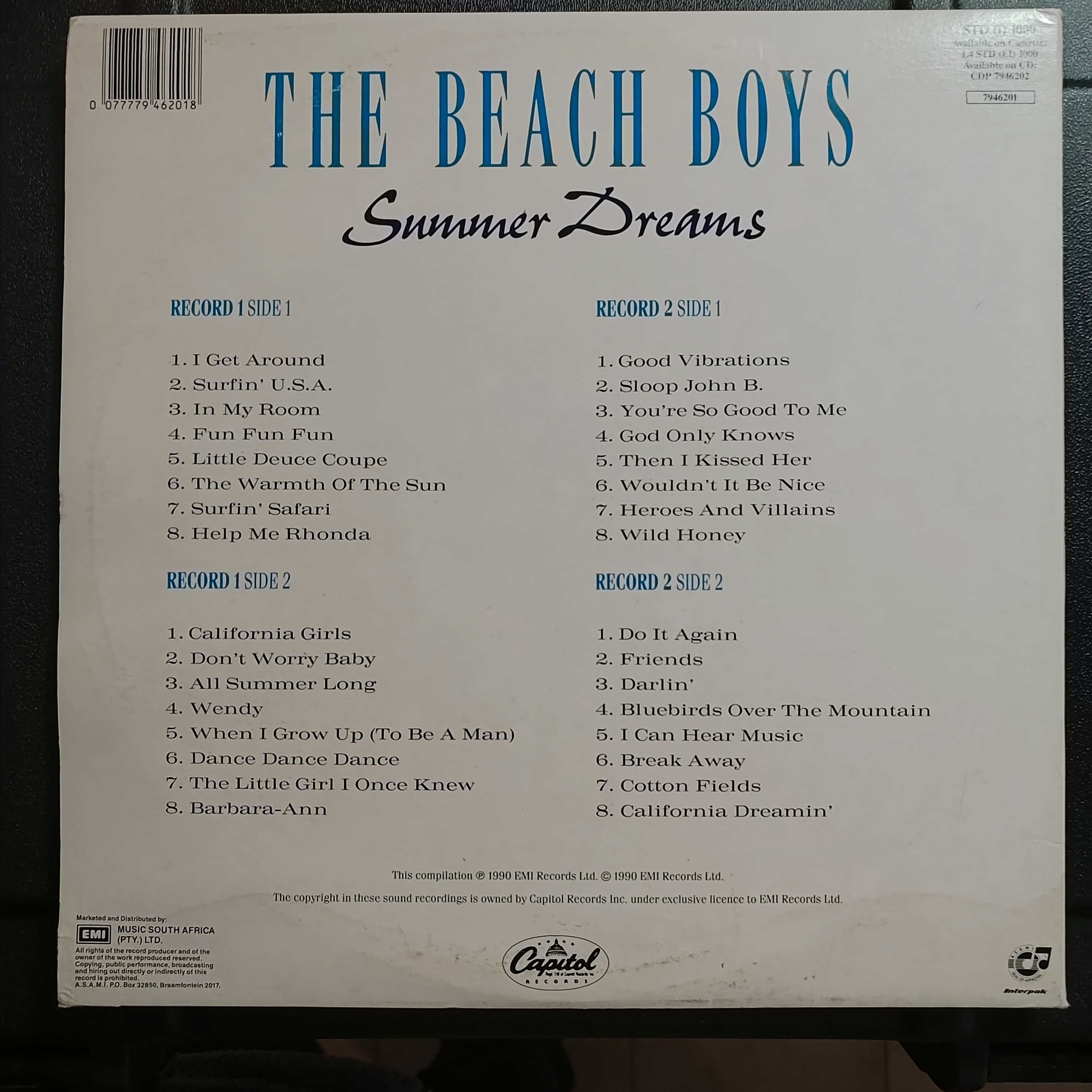 2 discos vinil - Beach Boys - Summer Dreams - compilação - as melhores