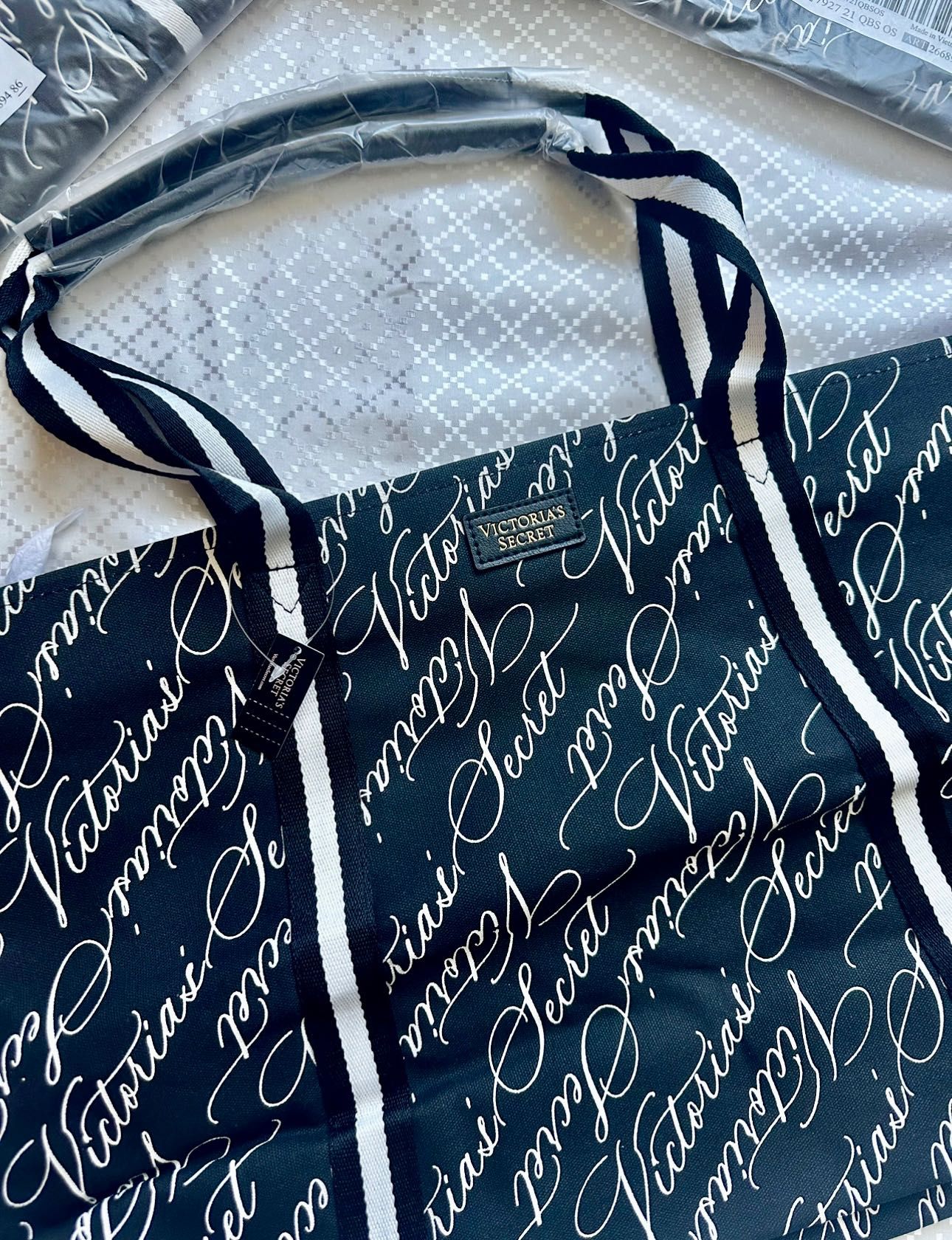 Сумка шопер Вікторія Сікрет Victoria’s Secret пляжная сумка
