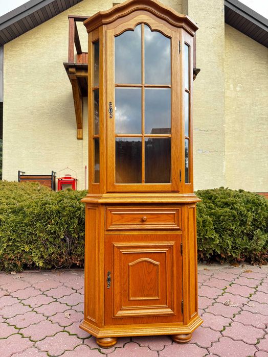 Witryna kredens regał półki biblioteczka szafka komoda szafa przeszklo