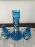 Conjunto de Jarras Decorativas - Pintadas a Mao