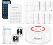 POWYSTAWOWY zestaw alarmowy 15 częściowy WI-FI smart alarm aplikacja