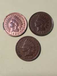Moedas Indian Head Cent 1904 EUA