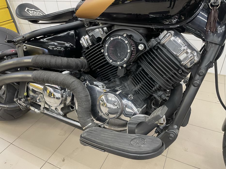 yamaha dragstar 400 bobber чоппер кастом