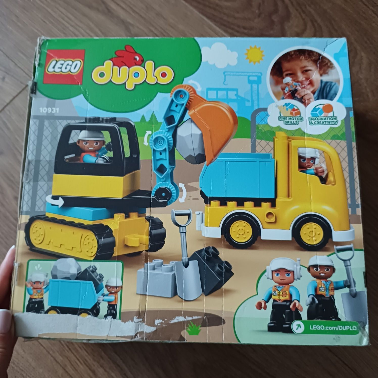 Конструктор LEGO DUPLO Вантажівка та кскаватор 10931