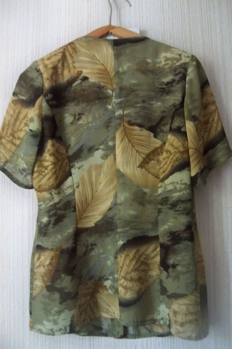 Женская блузка с коротким рукавом,48 размер