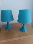 Candeeiro mesa de cabeceira azul IKEA